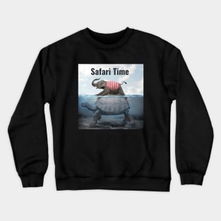 Funny Safari time Crewneck Sweatshirt